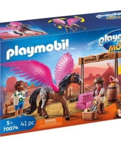 PLAYMOBIL: THE MOVIE Marla en Del met gevleugeld paard - 70074